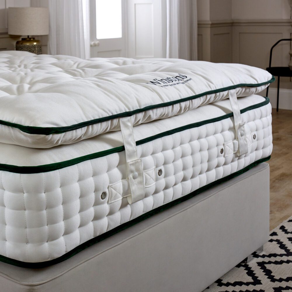 buy a winstons luxury pillow top mattress, natural mattress