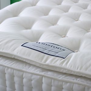 Buy Winstons Beds 4 row hand-stitched pocket spring mattress, pillow top mattress, Double, Kingsize, Super king at winstonsbeds.com