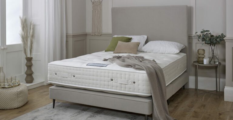 buy a winstons luxury mattress, natural mattress, SLEEPING SURFACE WITH FLAX BLEND AND VISCOSE BLEND,