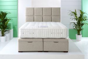 Buy Sprung Divan Storage Bed, Double, Ottoman Online at winstonsbeds.com