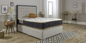 pocket spring mattress, Vispring mattress alternative, handmade mattress tufting, luxury mattress