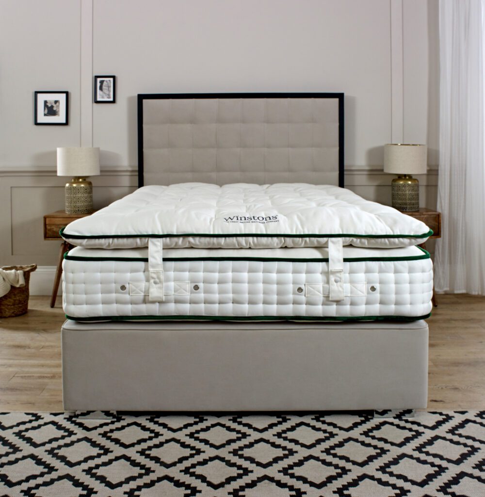 buy a winstons luxury pillow top mattress, natural mattress