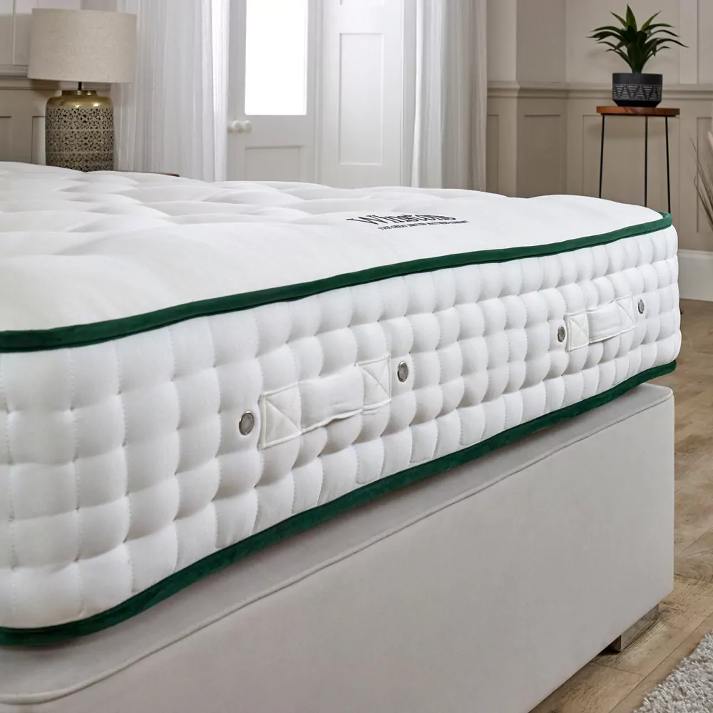 pocket spring mattress corner, handmade mattress, luxury mattress